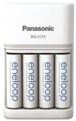 Panasonic Зарядний пристрій Smart-Quick Charger+Eneloop 4AA 2000 mAh NI-MH
