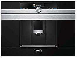 Siemens Кавомашина вбудовувана, 2.4л, зерно+мелена, автомат.капуч, LED-дисплей, авторецептів -29, чорний