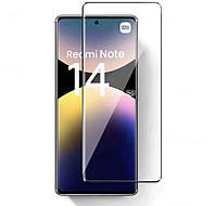 Захисне скло на смартфон Xiaomi Redmi Note 14 Pro (4G, 5G) / Чорна рамка