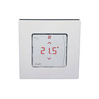Danfoss Терморегулятор Icon2 RT, Display, +5...35 °C, програмований, дротовий, накладний, 24В, білий