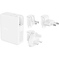 Belkin Зарядний пристрій мережевий 140Вт 3хUSB-С GAN PD PPS, USB-A, білий