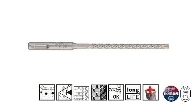 СВЕРДЛО BOSCH SDS PLUS 10 x 210 мм PLUS-5X 4 ЛЕЗА