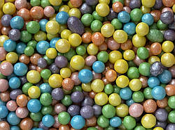 Рисові кульки глазуровані мікс ПАСТЕЛЬ №1 - 5 мм, 50 гр