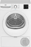 Beko Сушильна машина тепловий насос, 8кг, A++, 55см, дисплей, підсвітка барабану, пар, білий