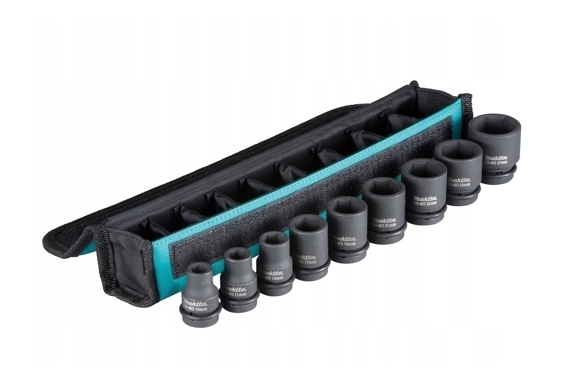 НАБІР ГОЛОВОК MAKITA IMPACT 1/2" 9шт. 10-27мм >>>E-16617