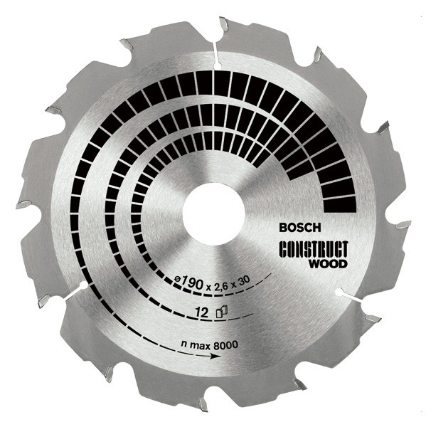 ЦИРКУЛЯРНА ПИЛА BOSCH CONSTRUT WOOD 235x2,8x30 25x16