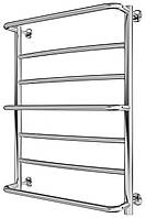 Mario Рушникосушка водяна Люкс, 700x530x500мм, комбі підключення, нерж.сталь, хром