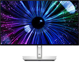 Dell Монітор 23.8" U2424HE HDMI, DP, USB-C, RJ-45, Audio, IPS, 120Hz, sRGB 100%, Pivot