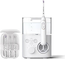 Philips Іригатор стаціонарний Sonicare Philips Sonicare Power Flosser 7000, чаша 600 мл, від мережі , чохол, 4 насадки , білий