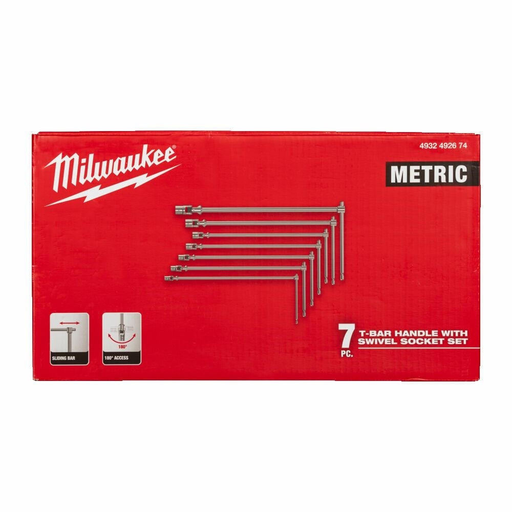 НАБІР ТОРЦЕВИХ КЛЮЧІВ MILWAUKEE T-JOINT 7 ШТ
