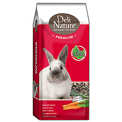 Deli Nature Premium RABBIT Повнораціонний преміум корм для кроликів 15 кг.