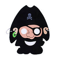 Дитяча маска для хлопчика Пірат one size чорний