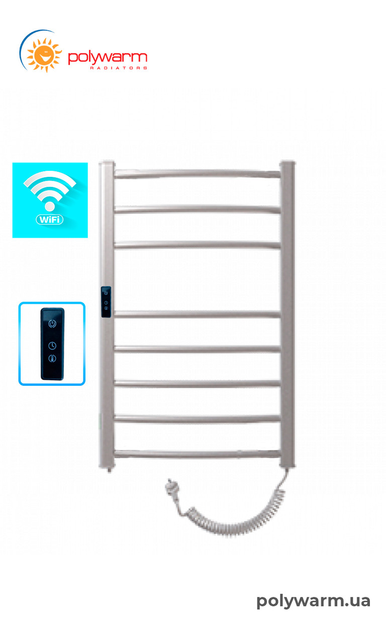 Электрический полотенцесушитель сухого типа Polywarm EG8/55 Sensor Wi-Fi