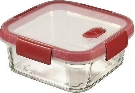 CURVER COOK CONTAINER КВАДРАТНИЙ 0,7 л /ПРОЗОРИЙ/ ЧЕРВОНИЙ