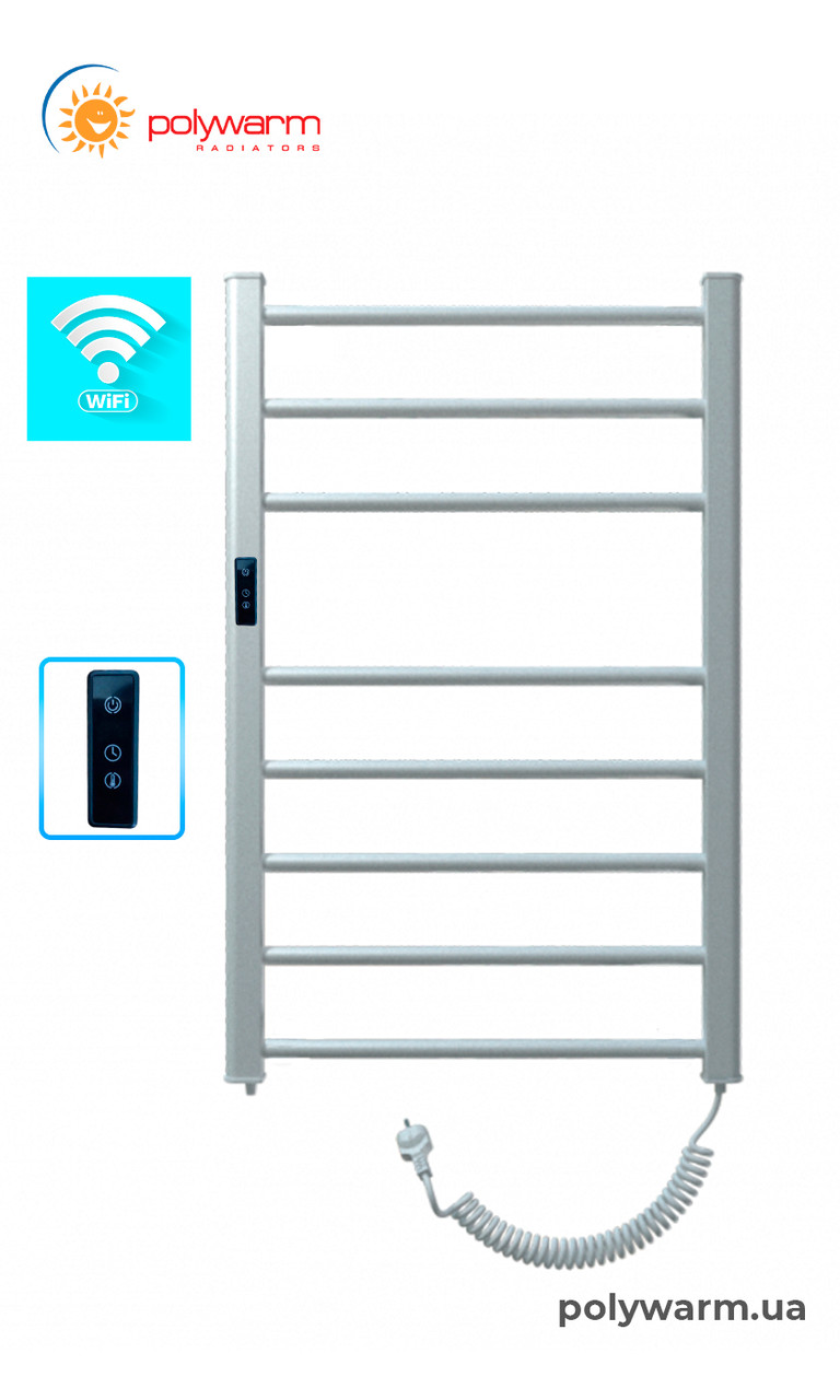 Электрический полотенцесушитель сухого типа Polywarm ER8/45 Sensor Wi-Fi