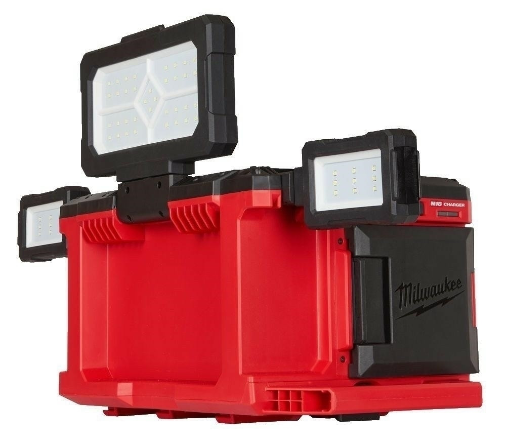 MILWAUKEE ЛАМПА M18POALC-0 3000lm IP54 КОМПЛЕКТ AC/DC