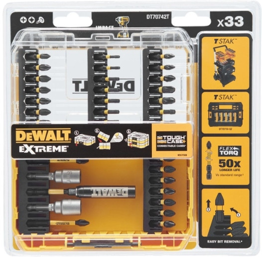 НАБІР БІТ DEWALT FLEXTORQ 33 шт.