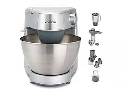Kenwood Кухонна машина Prospero, 1000Вт, чаша-метал, корпус-пластик, насадок-7, срібний