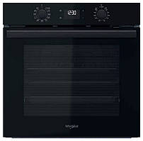 Whirlpool Духова шафа електрична, 71л, A+, дисплей, конвекція, телескопічні напрямні, чорний