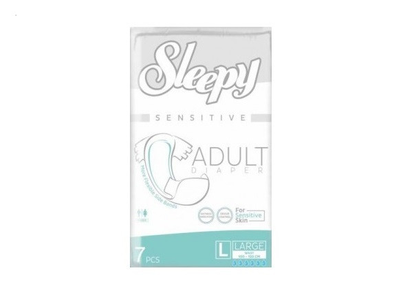 Підгузки для дорослих Sleepy Sensitive Adult Large 7 шт, фото 1