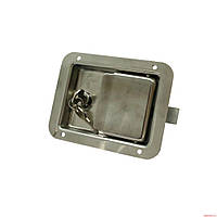 Замок для фургона врізний 140*108мм (Нерж)