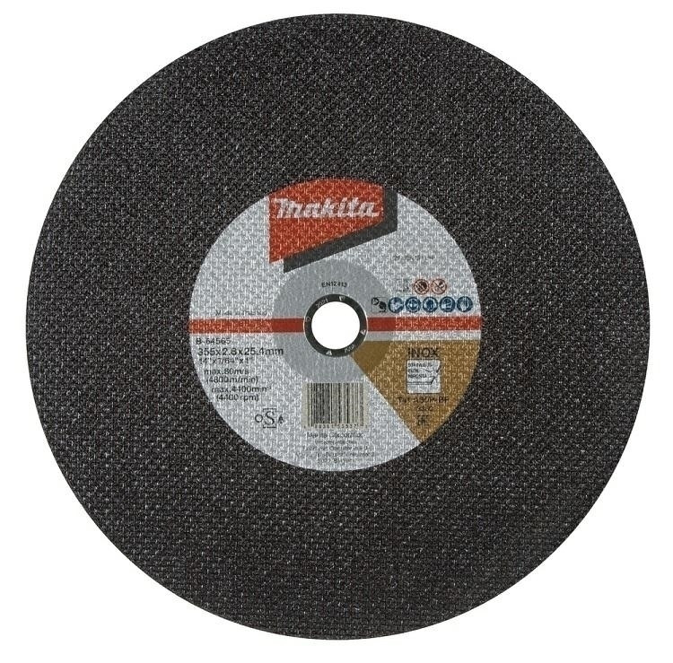 MAKITA МЕТАЛЕВИЙ ДИСК. 355мм х 2,8мм х 25,4мм /5шт. INOX ДЛЯ LW1401