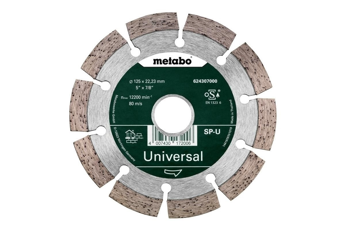 АКЦІЙНИЙ АЛМАЗНИЙ КЛИЗОК METABO 125 x 22 мм