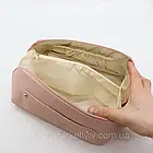 Дорожня косметичка-23,5×13×13см + Подарунок Основа під макіяж Jomtam / Жіноча косметичка на блискавці, фото 9