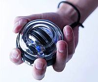 Powerball гіроскопічний тренажер для передпліччя Gyro Ball для зміцнення м'язів, крутиться куля вправ м'язів