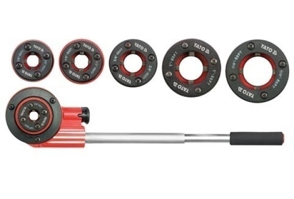 МАШИНКА YATO НА 6 ЕЛЕМЕНТІВ 1/4"-5/4" + ХРАПОВИК 2900