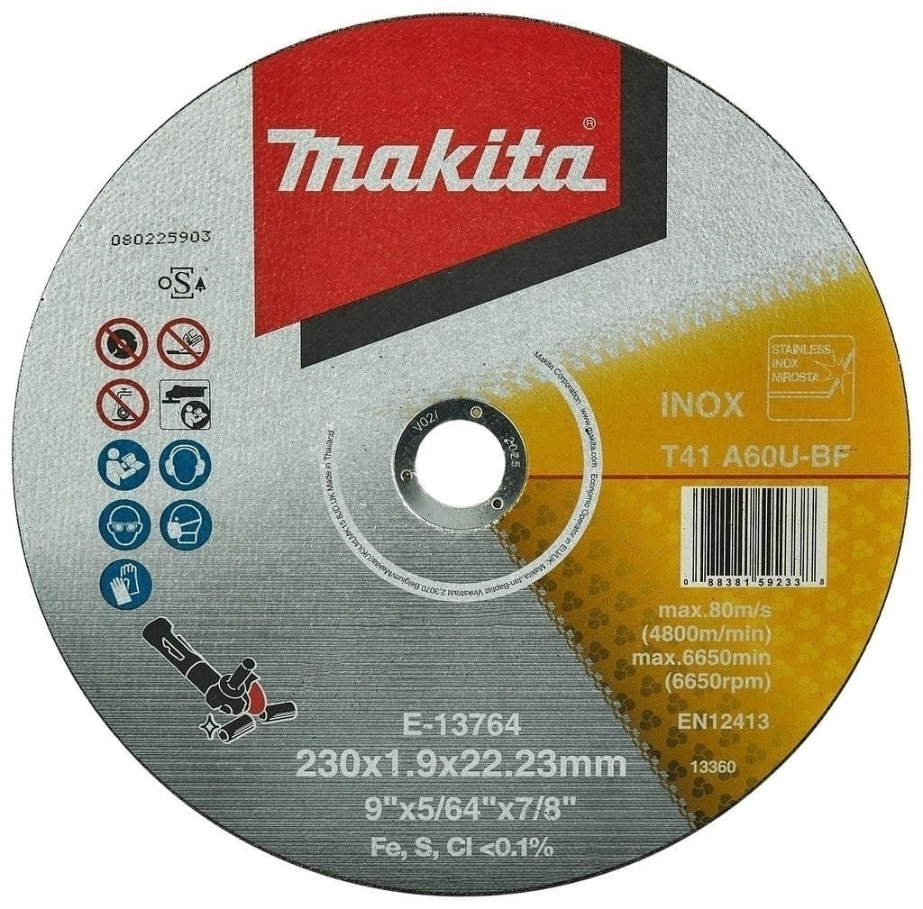 MAKITA МЕТАЛЕВИЙ ДИСК. 230x1,9 мм A60U