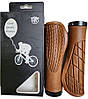 Грипси велосипедні WOLF BASE 64502 анатомічні, 1 алюм. замок, довжина 135 мм, коричневі, фото 7