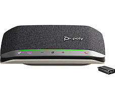 Poly Cпікерфон Sync 20+ з адаптером BT700, сертифікат Microsoft Teams, USB-C, Bluetooth, сірий