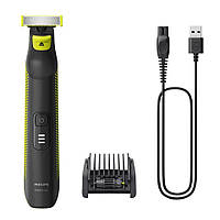 Philips Бритва електр. OneBlade Pro, Li-Ion, сух.+волог., індикатор заряду, чорний