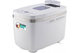 Gorenje Хлібопічка 750Вт, програм-14, макс.вага -1.350кг, форма прямокутник, пластик, білий