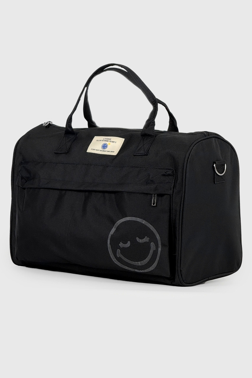 Дорожня спортивна сумка Tourist 1008-M-BL чорна, фото 1