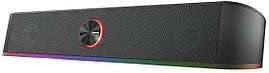 Trust Акустична система GXT 619 Thorne Саундбар, USB/AUX, RGB, чорний