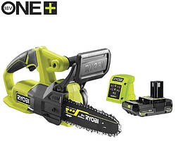 Ryobi Пила ланцюгова акумуляторна ONE+ RY18CS20A-125 18В акб 1х2.5А·год ЗП 20см 2.3кг