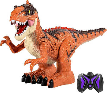 Динозавр на радіокеруванні (2 кольори, підсвітка, звук, парогенератор, рухомі деталі, акум. 4.8V) 666-58 A