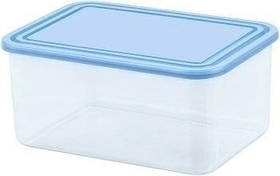 "КОНТЕЙНЕР ДЛЯ ЗБЕРІГАННЯ ХАРЧІВ ПРЯМОКУТНИЙ CURVER 1.2Л /ПРОЗОРИЙ СИНИЙ/ ПРОЗОРИЙ