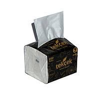 Серветки паперові 2-х шарові, 250 шт, універсальні, 11,6 х18,5см, Rulopak, фото 6