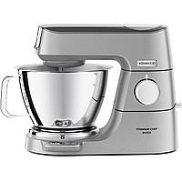 Kenwood Кухонна машина Titanium Chef Baker, 1200Вт, чаша-метал, корпус-метал, насадок-7, вбудовані ваги, дисплей, срібний