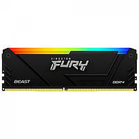 Kingston Пам'ять ПК DDR4 64GB KIT (32GBx2) 3200 FURY Beast RGB