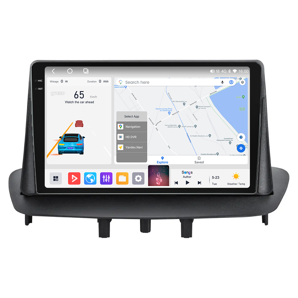 Штатна магнітола Mekede MS 2k Renault Megane 3 (2008-2014) CarPlay QleD