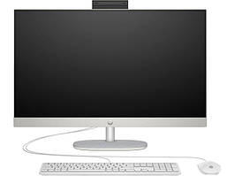HP Комп'ютер персональний моноблок All-in-One 27" FHD IPS AG, AMD R5-7520U, 16GB, F512GB, UMA, WiFi, кл+м, DOS, білий