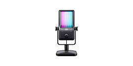 Cherry Xtrfy Мікрофон геймінговий NGALE R, Cardioid, USB-A, 2м, RGB, чорний