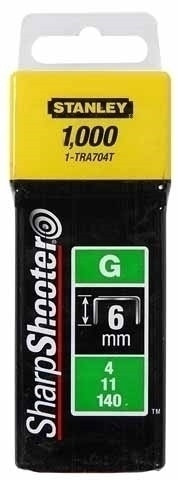 СКОБКИ STANLEY G 10мм 1000 ШТ.