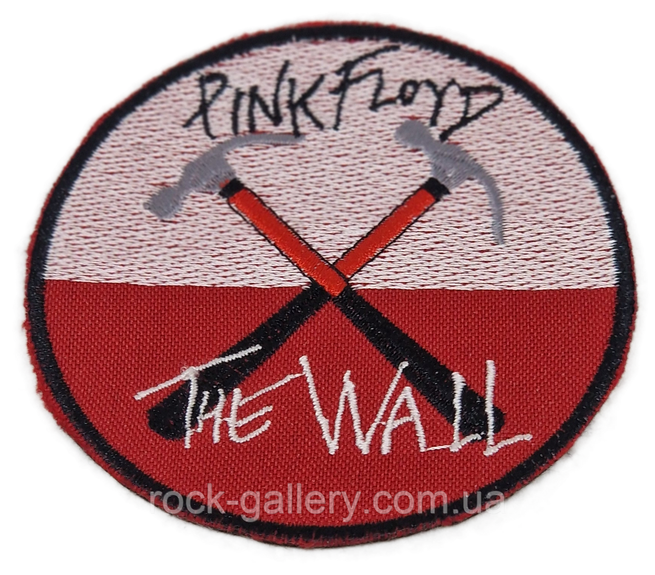 Нашивка з вишивкою "Pink Floyd" 8,5 см х 8,5 см, фото 1
