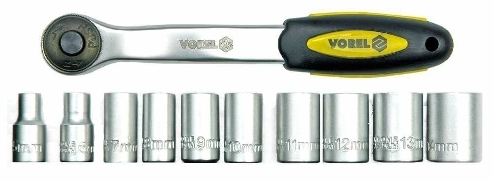 VOREL НАБІР КЛЮЧІВ 1/2" 11шт