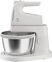 Electrolux Міксер стаціонарний 500Вт, насадки-4, чаша-метал, 3.5л, білий